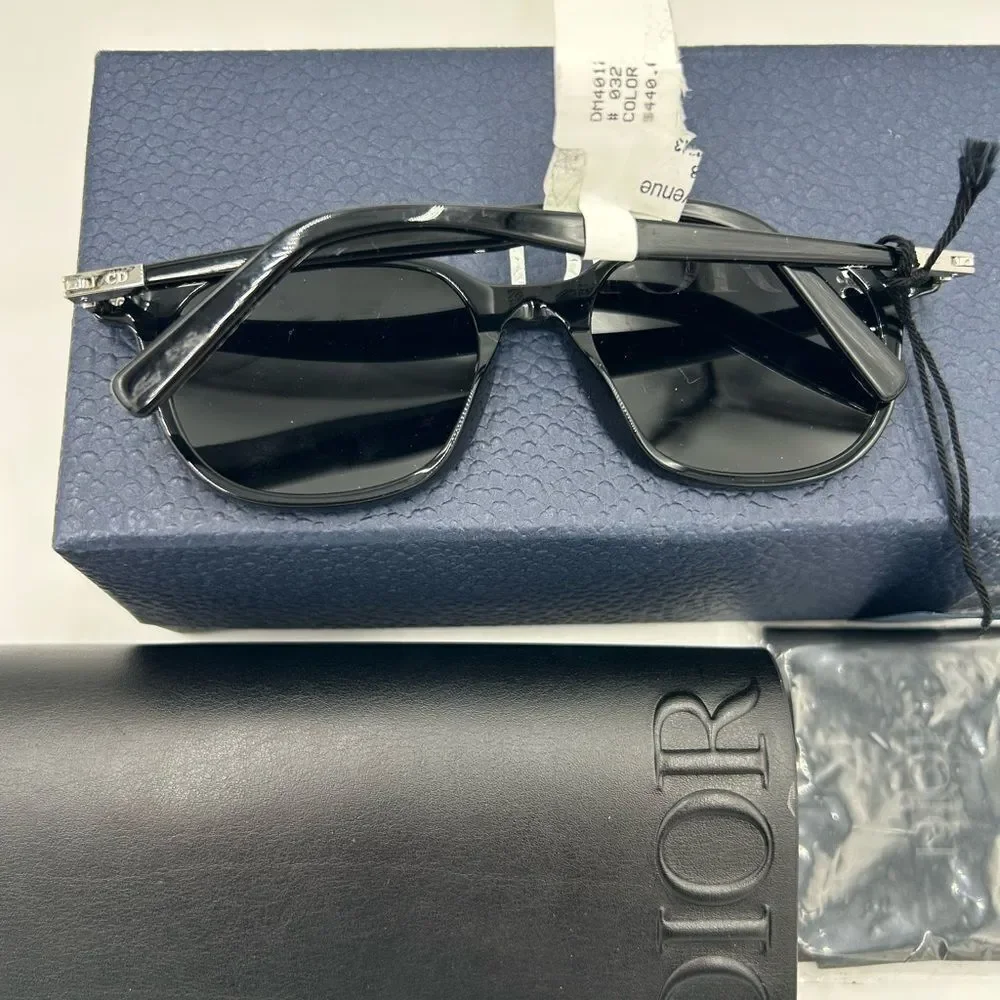 Unisex Dior black suit sunglasses made in Italy